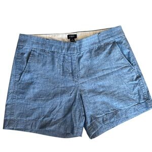 J. Crew Women's Blue Denim Look Shorts